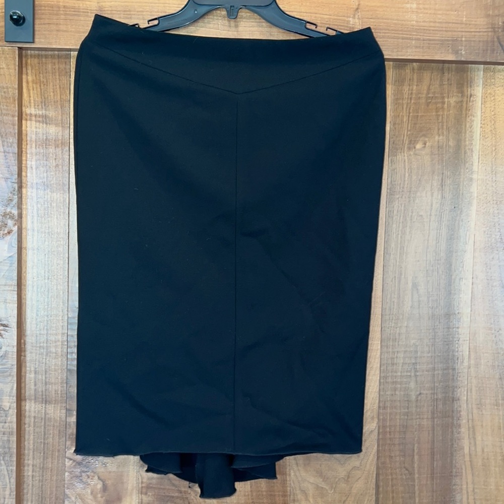 BCBGMaxAzria black wool pencil skirt size 2